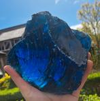 Prachtig groot Andara glas ruw ca 2,2kg donkerblauw, Ophalen of Verzenden, Mineraal