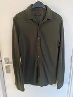 Mooi donkergroen overhemd van Hallinger. Mt M, Ophalen of Verzenden, Zo goed als nieuw, Groen