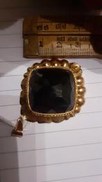 Prachtige gouden hanger met granaat no 5, Sieraden, Tassen en Uiterlijk, Antieke sieraden, Verzenden, Goud, Hanger