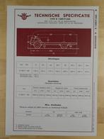 DAF B 1300 P Technische Specificatie folder 1955 B1300 Bus, Ophalen, Zo goed als nieuw, Overige merken, DAF
