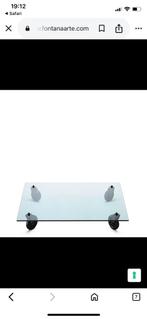 Fontana arte , salon tafel, Ophalen, Gebruikt, 50 tot 100 cm, Glas