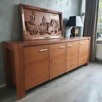 Mooi Notenhouten Dressoir - Massief Hout, Ophalen, Gebruikt, Met deur(en), 150 tot 200 cm