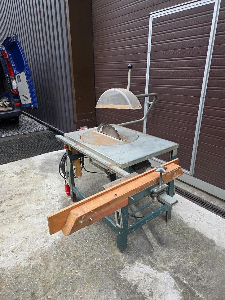 zaagtafel gjerde bouwzaag 1603 400 volt, Doe-het-zelf en Verbouw, Gereedschap | Zaagmachines, Gebruikt, Overige typen, 1200 watt of meer