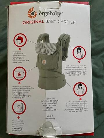Ergo baby original carrier and new born insert beschikbaar voor biedingen