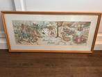 Schilderij geborduurd Beatrix Potter, Gebruikt, Ophalen of Verzenden, Schilderij, 75 tot 100 cm