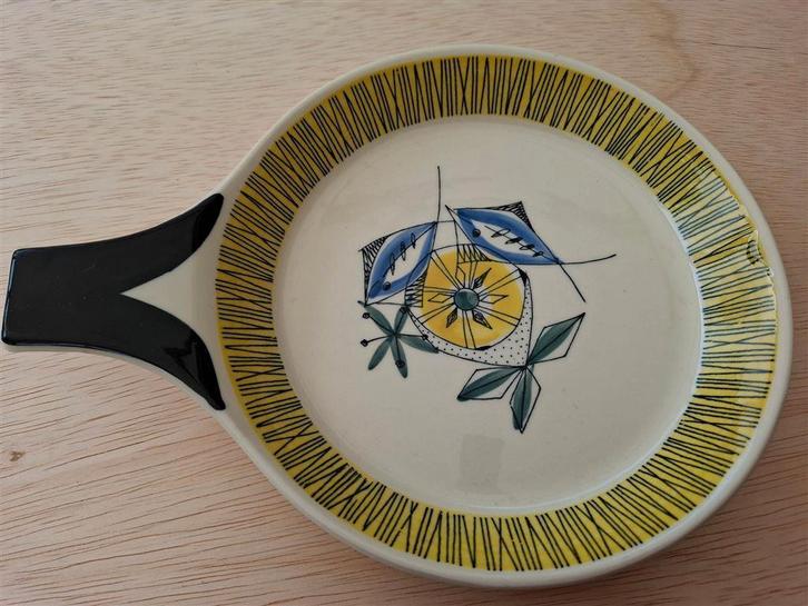 Stavangerflint, Norway, Flamingo- Bamboe, schalen., Antiek en Kunst, Antiek | Servies los, Ophalen of Verzenden