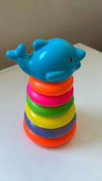 Vintage stapelringen stapel toren baby dolfijn ringen, Ophalen of Verzenden, Gebruikt