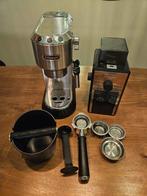 Complete Barista Set - DeLonghi Dedica EC685 + Koffiemolen, Witgoed en Apparatuur, Koffiezetapparaten, Ophalen of Verzenden, Koffiemachine