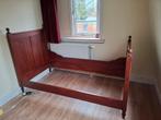 Eenpersoons Mahonie houten bed 190 cm, Ophalen, Gebruikt, 90 cm, Eenpersoons
