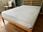 IKEA bed 140x200 - Tarva frame + Lonset lattenbodem + matras, Huis en Inrichting, Ophalen, Gebruikt, Overige kleuren, Tweepersoons