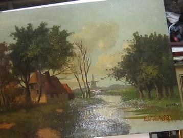 Los Paneel schild Land.Boerd/Vaart/Molen sign MIEMEL beschikbaar voor biedingen