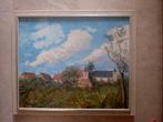 Landschap in Normandië ? ca. 1950 - J. v.d. Wissel geb. 1916, Antiek en Kunst, Kunst | Schilderijen | Klassiek, Ophalen of Verzenden