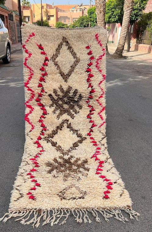 Marokkaans loper/ berber tapijt van echt wol 190x87 cm, Huis en Inrichting, Stoffering | Tapijten en Kleden, Nieuw, Rechthoekig