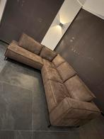 Bijna nieuwe taupe hoekbank te koop!, Huis en Inrichting, Ophalen, Zo goed als nieuw