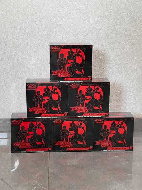 Pokemon Destined Rivals Elite Trainer Box + meer sets, Hobby en Vrije tijd, Verzamelkaartspellen | Pokémon, Nieuw, Ophalen