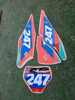 Nieuw nummerplaat stickerset ktm sx sxf 2018 tm 2022, Ophalen of Verzenden