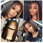 BOB wig pruik - human hair lace wig, Ophalen of Verzenden, Nieuw, Pruik of Haarverlenging