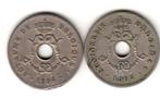 België Leopold II - 2x10 Centimes 1904 fr KM#52 en vl KM#53, Verzenden, Setje