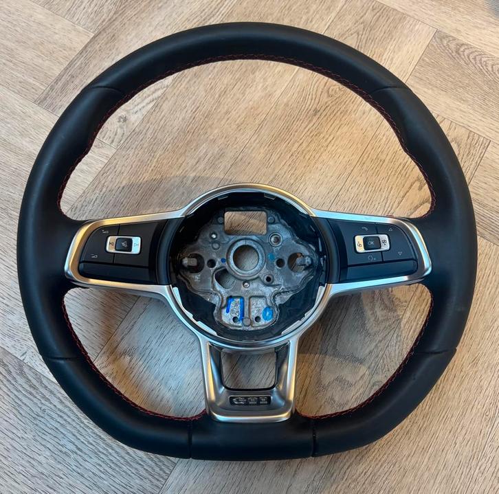 VW Up! GTI stuur Multifunctioneel Leder Rode stiksel NIEUW!, Auto-onderdelen, Besturing, Volkswagen, Nieuw, Ophalen of Verzenden