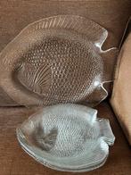 Glazen Visschalen Set van 5/ Luminarc /Frans vintage, Huis en Inrichting, Keuken | Servies, Gebruikt, Ophalen of Verzenden, Overige stijlen