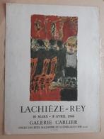 Originele poster Galerie Carlier Henri Lachieze-Rey, Ophalen of Verzenden, A1 t/m A3, Reclame, Rechthoekig Staand