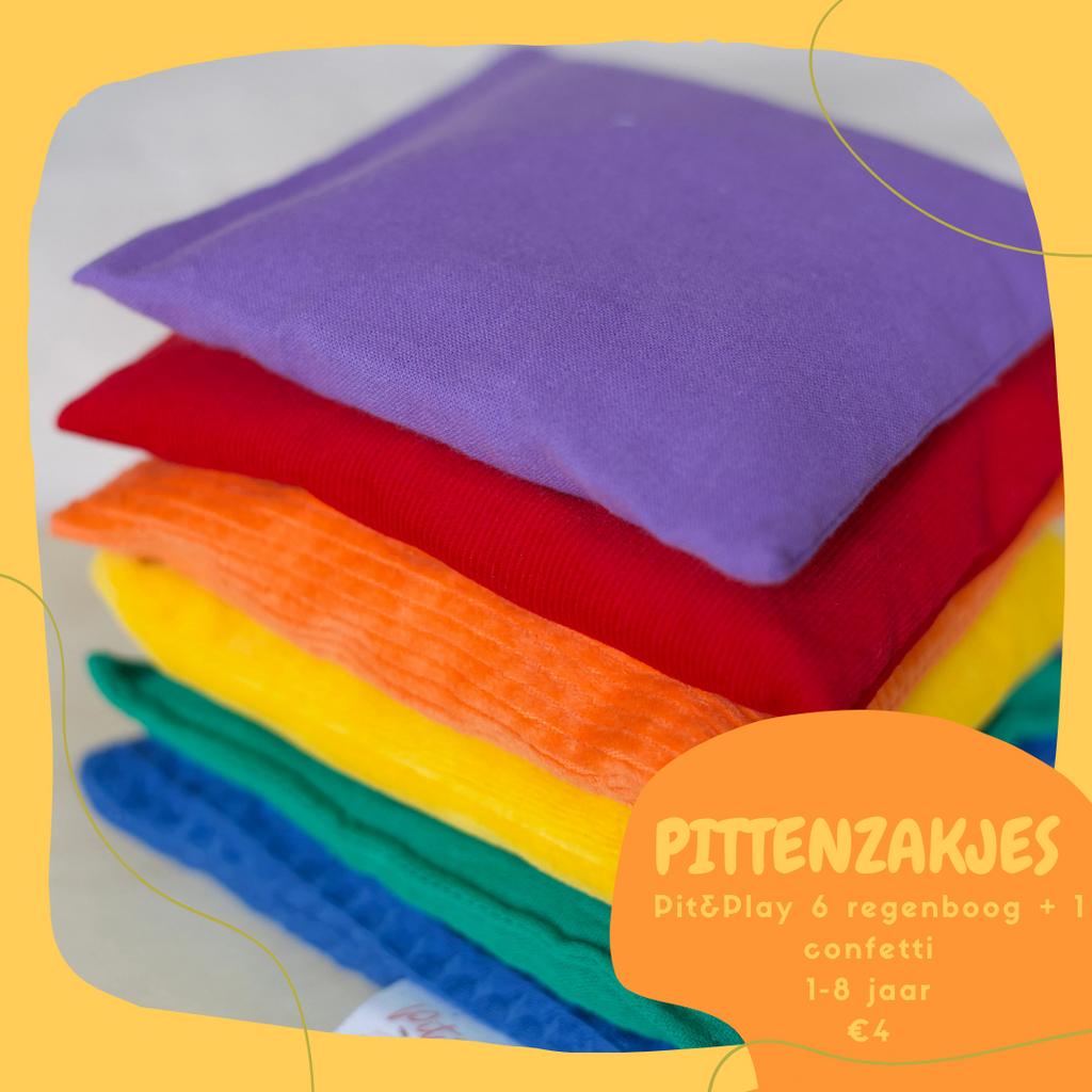 Pittenzakjes, dobbelstein, speellinten te huur, Ophalen, Zo goed als nieuw, Jongen of Meisje