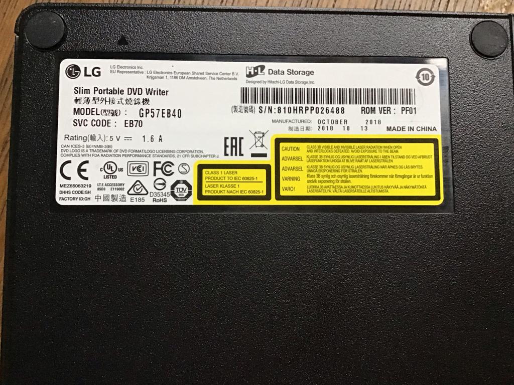 LG DVD Writer - Weinig Gebruikt, Computers en Software, Optische drives, Gebruikt, Ophalen of Verzenden, Extern, Cd