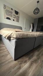 Tweepersoonsbed boxspring, Ophalen, Gebruikt, Tweepersoons, 180 cm