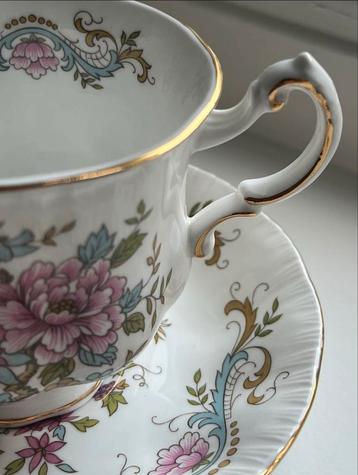 Royal Standard Mandarin Kop en Schotel - Vintage Engels Pors beschikbaar voor biedingen