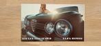 Alfa Romeo Giulia 1600 Super brochure 1971, Ophalen of Verzenden, Zo goed als nieuw, Alfa Romeo