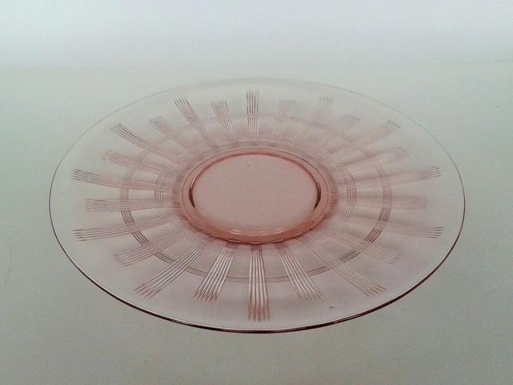 Schaal Leerdam Art Deco Persglas, Antiek en Kunst, Antiek | Glas en Kristal, Ophalen of Verzenden