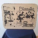 Prachtige litho- druksteen van Pierrot Biscuit reclame, Antiek en Kunst, Kunst | Litho's en Zeefdrukken, Ophalen of Verzenden