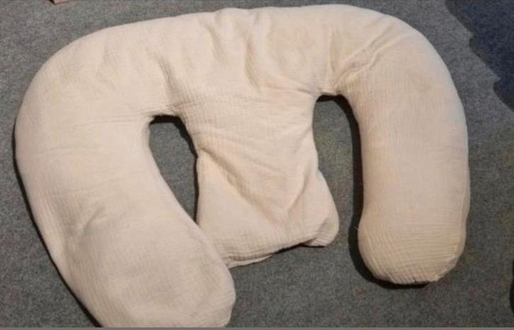 Ilmaha Tweelingkussen met Hoes, Kinderen en Baby's, Kinderkamer | Bedden, Zo goed als nieuw, 140 tot 160 cm, 70 tot 85 cm, Ophalen of Verzenden