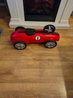 Nieuwstaat. Erg mooie Metalen retro roller loopauto F1, Ophalen, Zo goed als nieuw