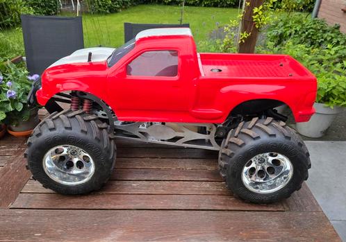 FG Monstertruck 2WD benzine, Hobby en Vrije tijd, Modelbouw | Radiografisch | Auto's, Gebruikt, Auto offroad, Benzine, Overige schalen