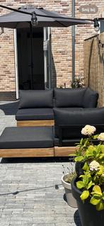 Loungebank van karwei loek losse delen, Tuin en Terras, Tuinsets en Loungesets, 4 zitplaatsen, Aluminium, Ophalen of Verzenden