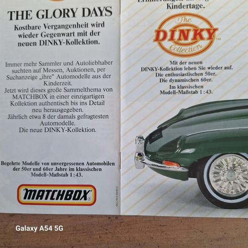 Dinky Collection Folder 1989 - Matchbox, Verzamelen, Overige Verzamelen, Zo goed als nieuw, Verzenden