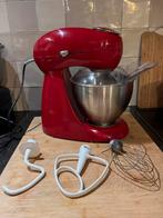 Kenwood Keukenmachine Mixer - Rood, Witgoed en Apparatuur, Keukenmixers, 4 liter of meer, Ophalen of Verzenden, Gebruikt, 3 snelheden of meer