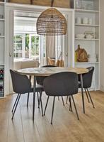 Eettafel 130cm, Huis en Inrichting, Tafels | Eettafels, Ophalen, Zo goed als nieuw, Rond, 100 tot 150 cm