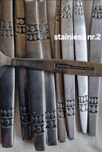 Bestek Stainless Patricia dubbele relief bewerking, Ophalen of Verzenden, Gebruikt, Rvs of Chroom