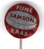 Fijne Samson kaas blik speldje ( K_162 ), Verzenden, Zo goed als nieuw, Merk, Speldje of Pin