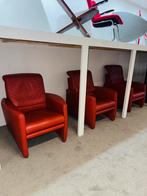 Drie lederen fauteuils van het merk Montel, Ophalen of Verzenden, A, A, A