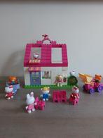 Hello Kitty Huis met Poppetjes & Kist, Ophalen of Verzenden, Gebruikt, Losse stenen, Duplo