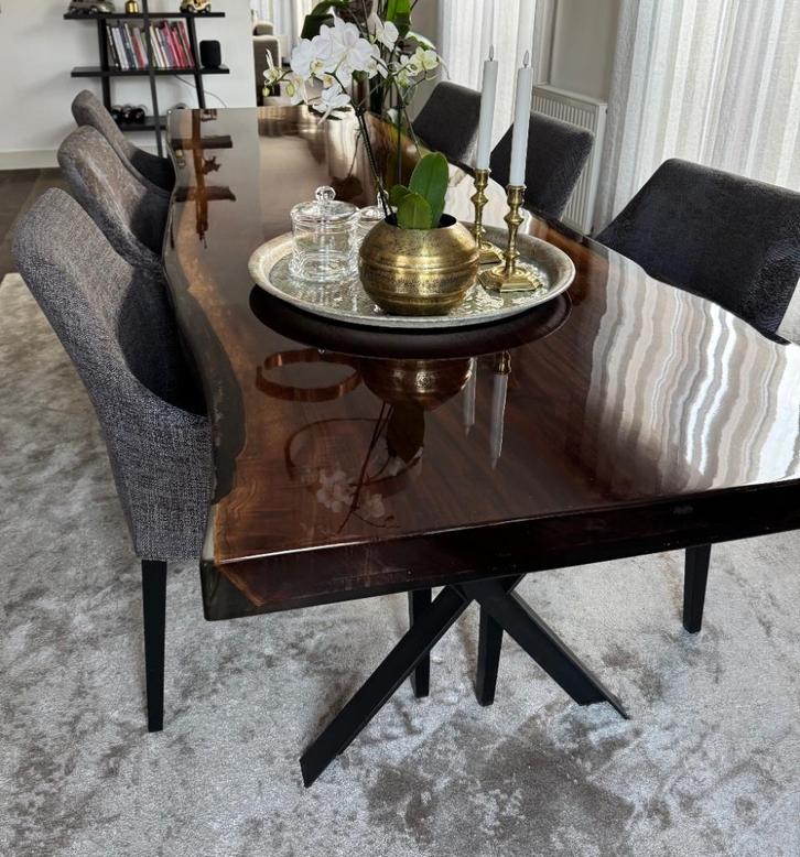 Bielefelder Werkstatte Eetkamer stoelen, Huis en Inrichting, Stoelen, Zo goed als nieuw, Vijf, Zes of meer stoelen, Hout, Stof