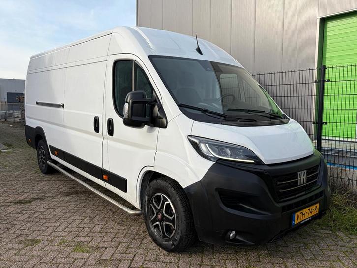 Fiat Ducato GB 3.5T 2.2 MJ 140pk L4h2 403XL Aut 2023 Wit, Auto's, Bestelauto's, Bedrijf, ABS, Achteruitrijcamera, Adaptieve lichten