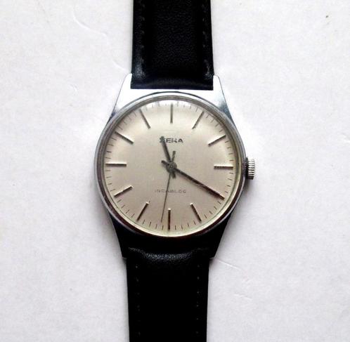 XERA vintage Swiss made mechanisch herenhorloge van 1960's., Sieraden, Tassen en Uiterlijk, Horloges | Heren, Ophalen of Verzenden