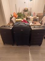 Drie koffers, twee hard en één zacht, Sieraden, Tassen en Uiterlijk, Koffers, Ophalen