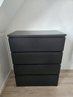 Ladekast IKEA MALM zwart - MOET ZSM WEG!, Huis en Inrichting, Ophalen, 100 tot 150 cm, 50 tot 100 cm, Zo goed als nieuw