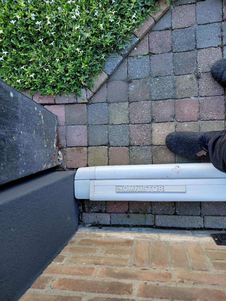 omnistor 4 meter luifel met stormschade, Ophalen, Gebruikt