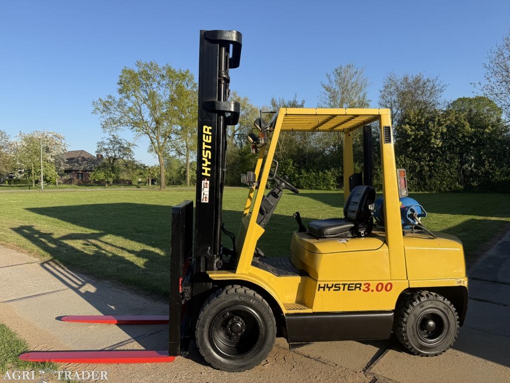 Hyster 3 tonner lpg heftruck triplex 6M freelift Sideshift, LPG, Heftruck, Ophalen of Verzenden, Hyster